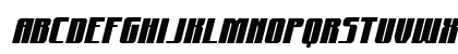 Xeno-Seeker Spaced Italic Regular Lowercase Preview
