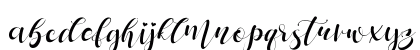 Mattosa Script Regular Lowercase Preview
