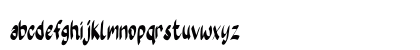 Yellow Moon Regular Lowercase Preview