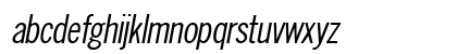NewsCondensed Oblique Lowercase Preview