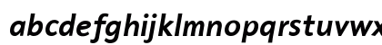 Malcom Medium Italic Lowercase Preview