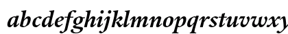 Guardi 76 Bold Italic Lowercase Preview