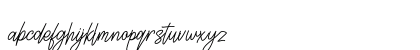 Lettia Regular Lowercase Preview