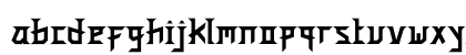 Western Monttero Regular Lowercase Preview