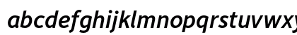 Depot Medium Italic Lowercase Preview