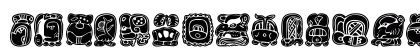 101! Mayan Month GlyphZ Regular Preview