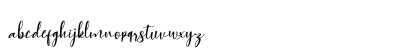 Agnesia Regular Lowercase Preview