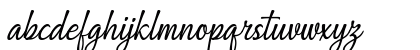 Being Love Regular Lowercase Preview