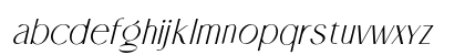 Cafgone Italic Lowercase Preview