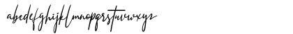 Zalitta Regular Lowercase Preview