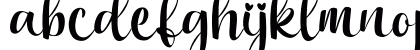 Bakira Regular Lowercase Preview