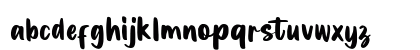 Woodlandia Regular Lowercase Preview