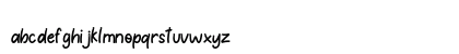Littlecandy Regular Lowercase Preview