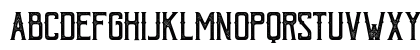 Bohem Press Regular Lowercase Preview