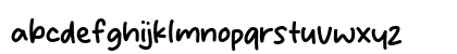 Young Man Regular Lowercase Preview