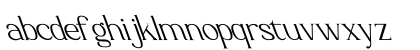 Luimp Oblique Regular Lowercase Preview
