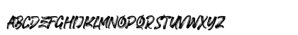 FIGHTER BRUSH Regular Lowercase Preview