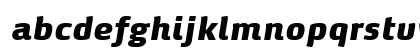 MaxDemiSerifLF-BlackItalic Regular Lowercase Preview