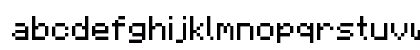 Minecraft Seven v2 Regular Lowercase Preview