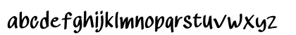 Aflah Type Regular Lowercase Preview