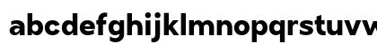 Aikabon ExtBd Regular Lowercase Preview