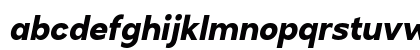 Aikabon ExtBd Italic Lowercase Preview
