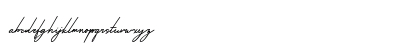 American Signature Regular Lowercase Preview