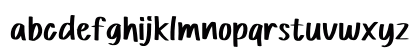 Asphalt Effect Regular Lowercase Preview
