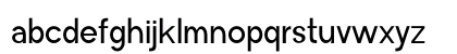 Avenis Regular Lowercase Preview