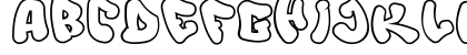 Adore Love Outline Outline Lowercase Preview