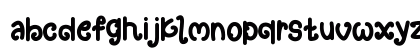 Adventurie World Regular Lowercase Preview