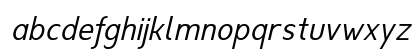 Anoda Light Trial Italic Lowercase Preview
