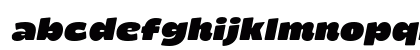 Barni Slant Bold Italic Lowercase Preview