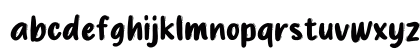 Bayi Gendut Regular Lowercase Preview
