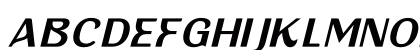Belriner Italic Lowercase Preview