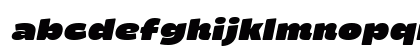 Barni Slant Bold Italic Lowercase Preview