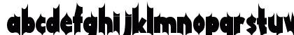 Battle Hunter Regular Lowercase Preview