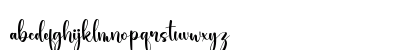 Behina Regular Lowercase Preview