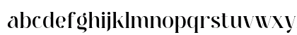 Black Autumn Regular Lowercase Preview