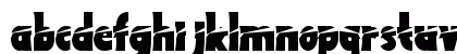 Black Althon Demo Regular Lowercase Preview