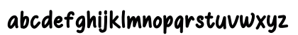 Boldiaer Regular Lowercase Preview