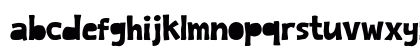 Bolue Regular Lowercase Preview