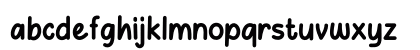 Boss cartoon Regular Lowercase Preview