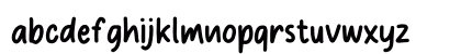 Bunny Cartoon Regular Lowercase Preview