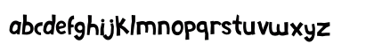 Cafetalk Regular Lowercase Preview