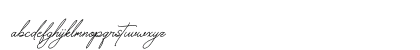Chettalbury Italic Regular Lowercase Preview
