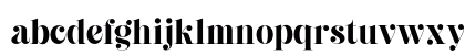Cheva Display Regular Lowercase Preview