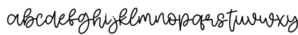 Christmas Plan - Personal Use Regular Lowercase Preview