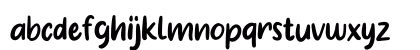Coarse Coffe Regular Lowercase Preview