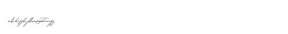 Delanisyta Gabrielle DEMO VERSI Italic Lowercase Preview